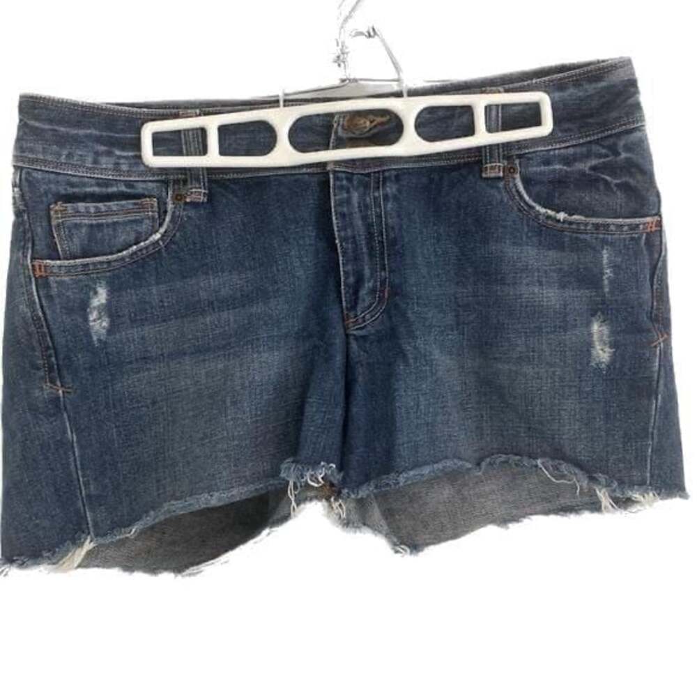 Size 10 Abercrombie Blue Jean Distressed Shorts